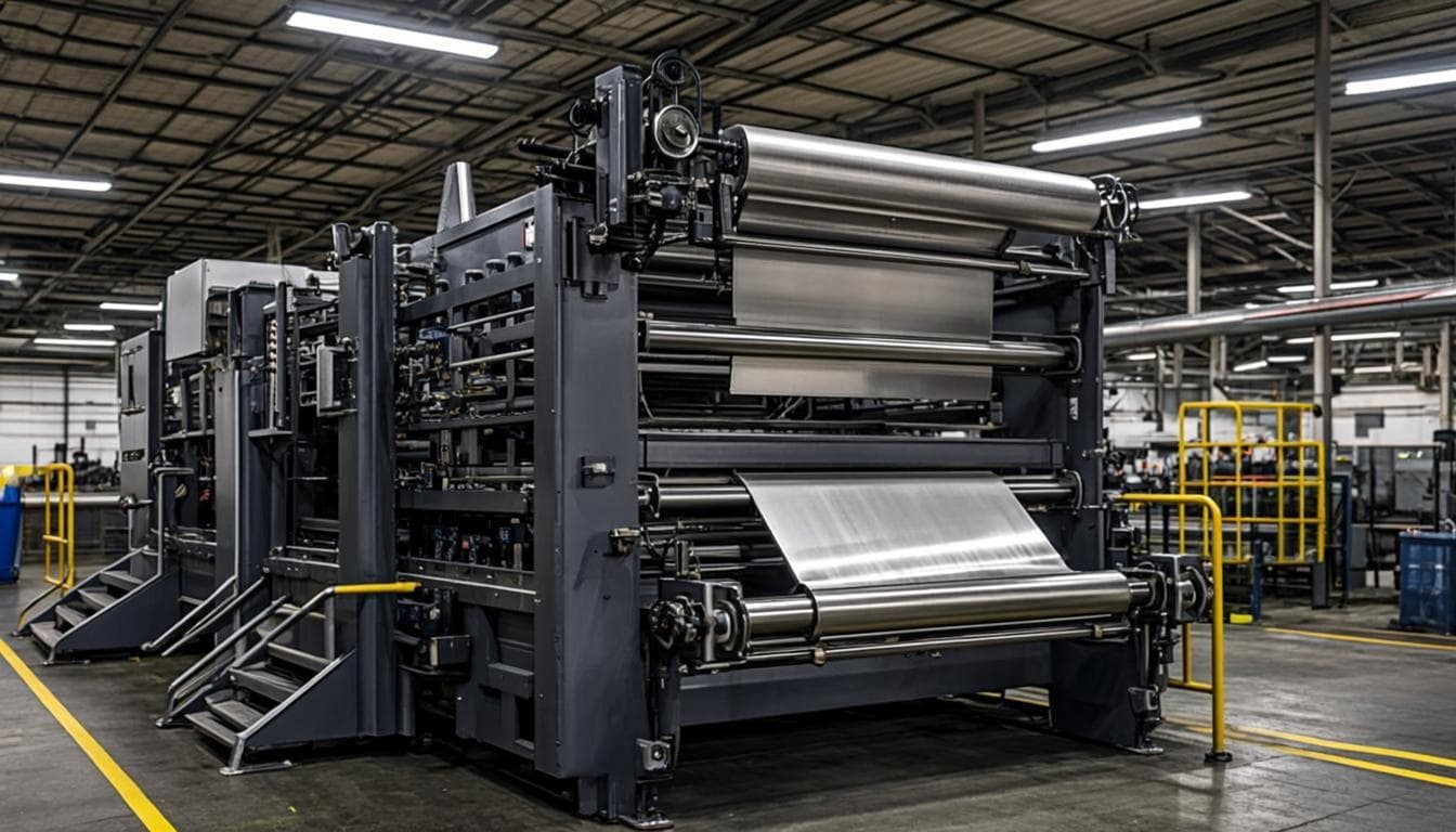 Treebox Manila offset lithography printing press producing custom boxes and packaging materials
